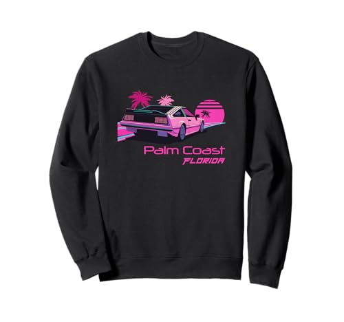 Palm Coast Florida, estilo retro Sudadera