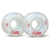 FOMOTEAM Roller Skate Wheels Outdoor or Indoor 58mm*32mm 82A (Set of 8) (Sparkling Pink)