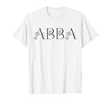 Abba Name Women Men Kids Abba Birthday Shirt Gift Abba Name T-Shirt