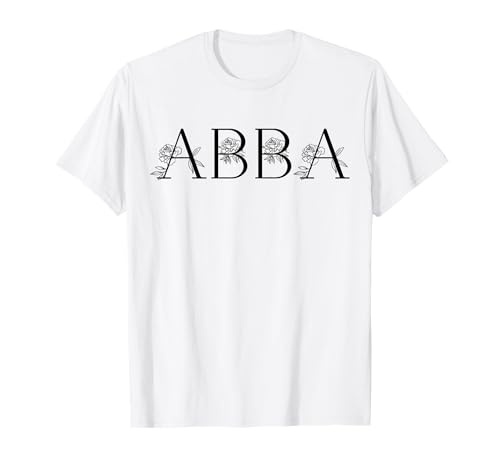 Abba Name Women Men Kids Birthday Shirt Gift T-Shirt
