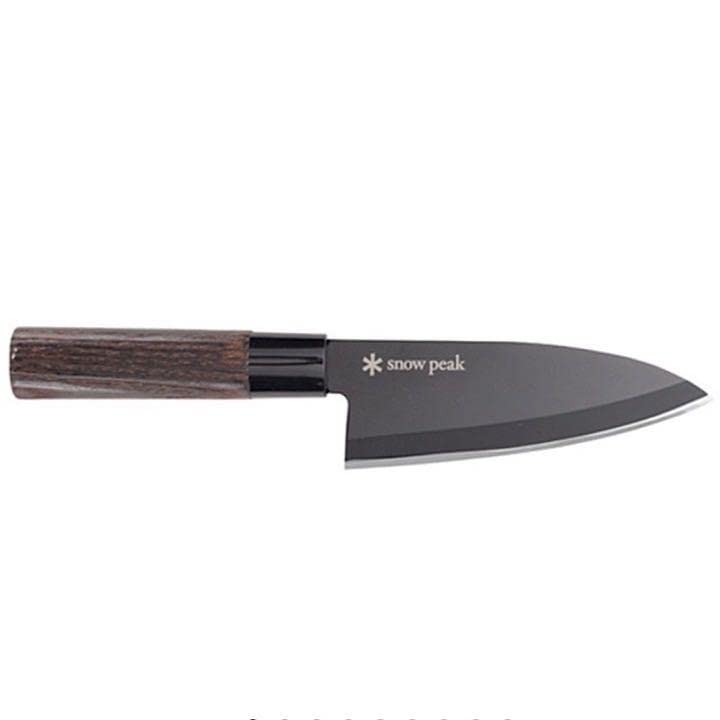 Amazon.co.jp: スノーピークポイントギフト ブラック出刃包丁 : ホビー