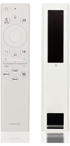New Remotes Original Samsung BN59-01391A with Voice Search, Apps and Solar Charging for Samsung TVs 2021 2022 2023 (White)