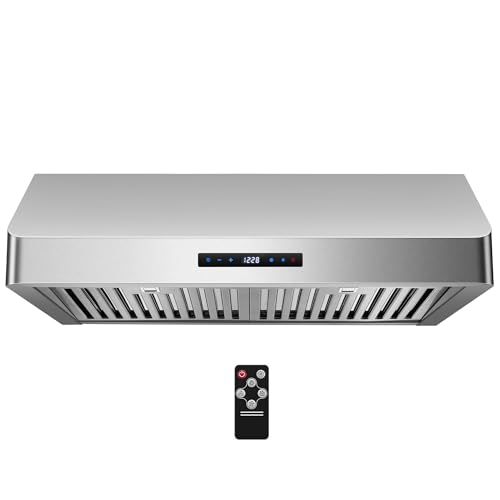 Under Cabinet Range Hood 30" 900 CFM Stainless Steel
