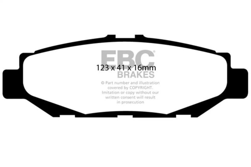 Image of EBC Brakes DP4848R Yellowstuff Street and Track Brake Pad
