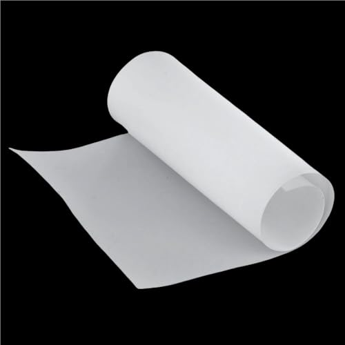 LLZZQQF Sheet Strip Film Foil Thin Sheet, PTFE White Film 1meter Long Self-lubricating Foil for Industrial Use 1pc(0.25X300X1000MM)