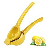 Zitronenpresse,Orangenpresse,Saftpresse Manuell,Zitruspresse,Küche,Kochen & Backen,Universelle Größe perfekt für alle Zitrusfrüchte (Gelb)