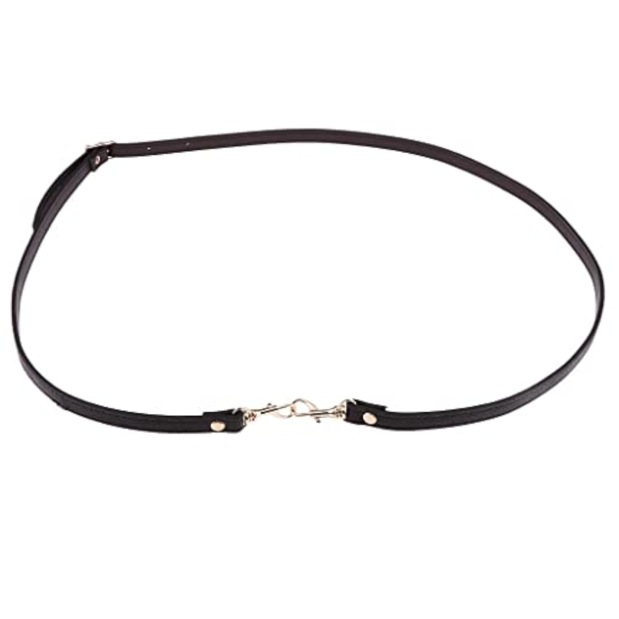 Adjustable Leather Shoulder Bag Strap Belt Replacement, Deep Brown