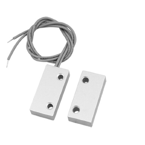 Ruilogod Vite di sicurezza Wired montato metallo del portello del cancello di allarme interruttore magnetico