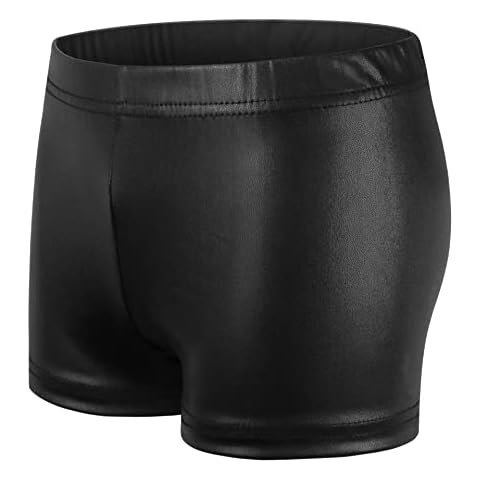 PythJooh Glitter Gymnastics Dance Shorts for Girls Cover