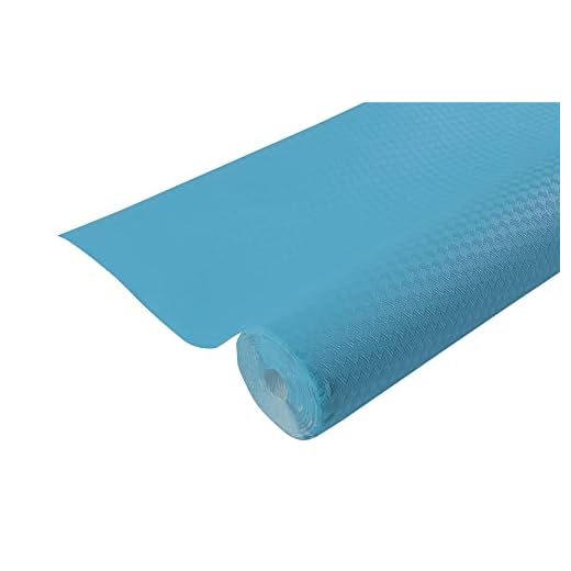 Pro Nappe - Ref 802039I - Mantel de Papel gofrado desechable - Gofrado único, estético y Profundo - Rollo de 20 M de Largo y 1,20 M de Ancho - Color Azul Turquesa