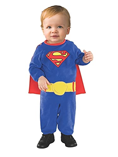 Image of Rubie's Superman Classic Baby/Toddler Costume Romper with Removable Cape