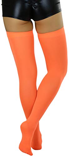 Image of ToBeInStyle Women's Nylon Thigh High Schoolgirl Opaque Stockings