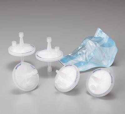 Advantec MFS 50JP020AS Disposable Syringe Filter Unit, Hydrophobic PTFE, Sterile, 50 mm Diameter (Pack of 10)