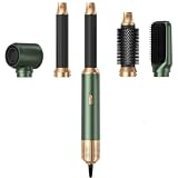 R006 Airstyler 5 in 1, Pro Ionen Hairstyler Föhnbürste Set mit Auto Lockenstäbe | 1000W Haartrockner Air brush für Alle Haartypen, Haarstyler für Volumen, Trocknen, Glätten & Locken