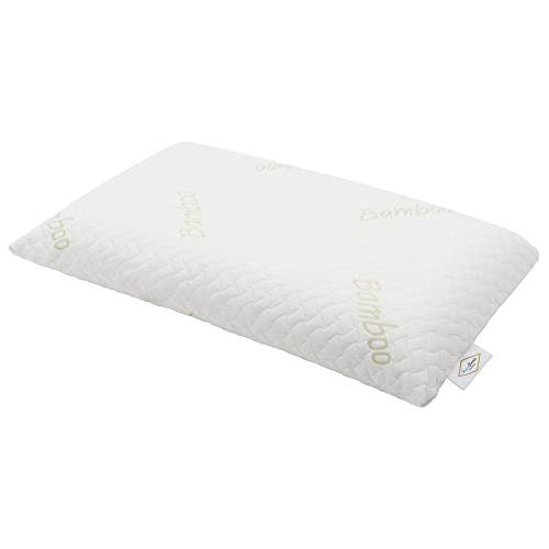 MaxxGoods Bambus Orthopädisches HWS Nackenstützkissen 40cm x 72cm (70 x 42 x H 12cm) Cover