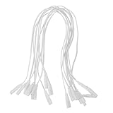 Portée étendue : câble d'extension d'éclairage offre une longueur supplémentaire, permettant de positionner vos lumières LED exactement là où en avez besoin, rallonge mâle-mâle, cordon d'alimentation pour guirlande lumineuse