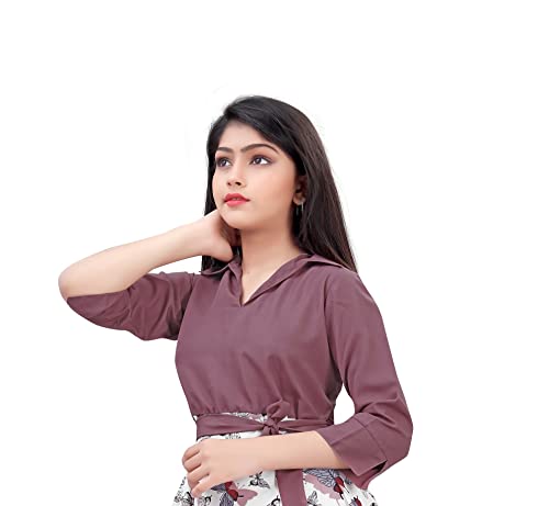 Aarya DESIGNER purple dress – image 4