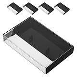 Haute durabilité : fabriquée avec des matériaux robustes, cette boîte de rangement est conçue pour durer et résister à une utilisation régulière. boîtier pour cassettes vides, supports pour cassettes audio
