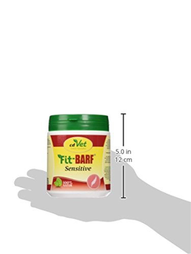 cdVet Naturprodukte Fit-Barf Sensitive 350 g - Getreidefrei für Hunde & Katzen - Unterstützung ernährungsbedingter Bedürfnisse bei Rohfütterung - Ideal für Diätpläne