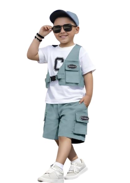 SNSD_*Exclusive kids t-shirt and shorts with fancy buckle belt in kids comfortable fabrics and best stitching quality in e... - Review, Price and Buying Guide