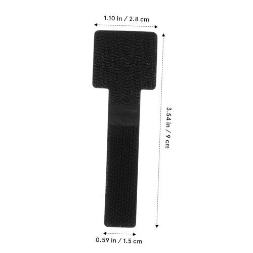 Veemoon 40 piezas sujetadores de bridas ajustables para cables con adhesivo para escritorio organizador de cables reutilizable para oficina y hogar miniatura 2