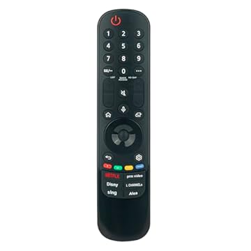 Substitua o controle remoto Magic Voice MR23GA compatível com LG Smart OLED evo TV Series B3 C3 G3, QNED TV Series QNED80, NanoCell UHD TV Series UR8000 (2023)