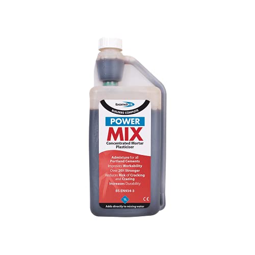 BondIt POWM1 PowerMix Mortar Plasticiser (1 LTR) Concentrated