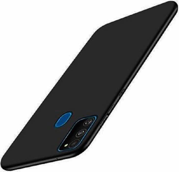 Image of Mobile Back Cover Case for Samsung Galaxy M21 2021 (Silicone Case|CameraProtection|Black SC1510)