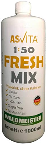 Fresh Mix 50 Vital Drink, Waldmeister, 1L Flasche