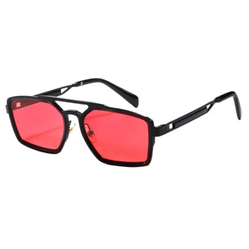 Lunettes de soleil tendance punk en métal pour rayonner en festival et terrasses