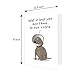 Ogeby Funny Get Well Soon Card Gift, Humor Speedy Surgery Recovery Card for Him Her Friends, At Least You Don't Have to Wear A Cone