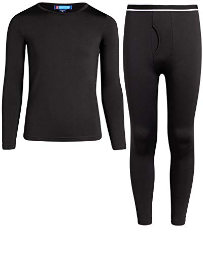 Thermal Underwear Set – 2 Piece Brushed Fleece Top and Long Johns (2T-16)