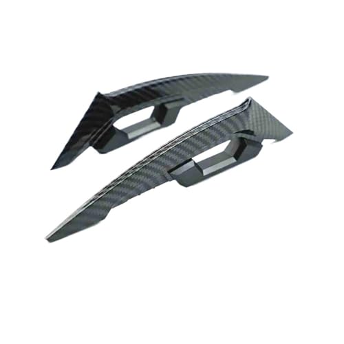 Ailerons aérodynamiques moto et casque finition carbone look racing