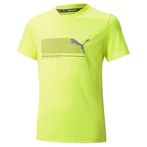 PUMA Active Sports t-shirt jaune pour l'école et le sport outdoor