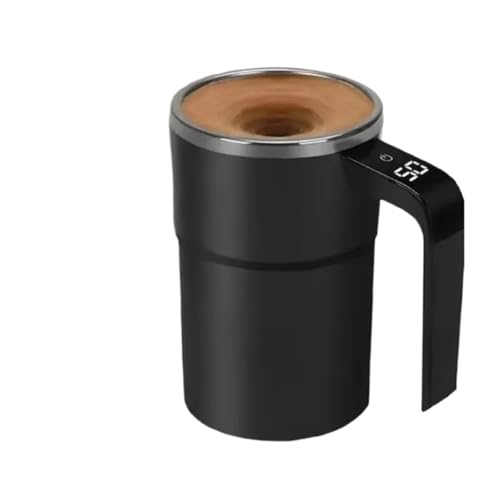 Tasse à café à mélange automatique Mini Tasse À Café Électrique Auto-mélangante, Rechargeable Par USB, Magnétique Et Automatique, For Le Thé(Black)
