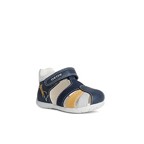 Geox Baby-Jungen B ELTHAN Boy Sandal,Navy Ochre,23 EU