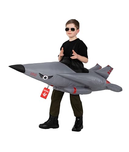 Morph Fighter Jet Costume For Kids Kids Inflatable Costume Halloween Costumes for Boys Boys Halloween Costume