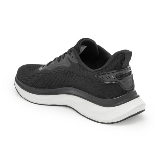 Image of Red Tape Men's Sneakers Black Round Toe Lace-Up