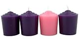 Religious Gifts Christmas Decoration Accessory Set (3) Purple (1) Pink 15 Hour Advent Votive Wax...