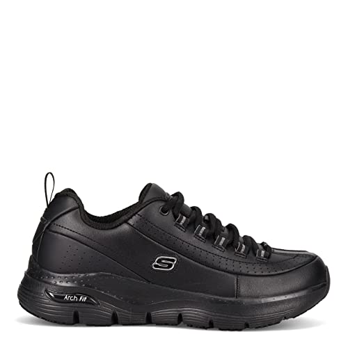 Skechers Women's Arch Fit SR Work Shoe Black 6 W