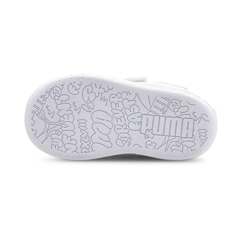 PUMA Mixte enfant Puma Multiflex Sl V Inf Basket, Puma Blanc, 22 EU