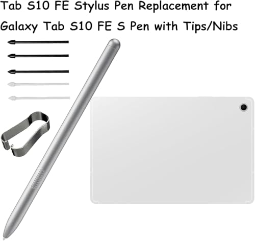 Tab S10 FE S Pen plata con puntas intercambiables para trazos de precisión 3
