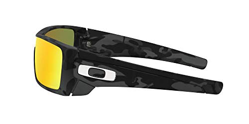 Oakley Men's Oo9101 Batwolf Rectangular Sunglasses, Matte Black Camo/Prizm Ruby Polarized, 127 Mm #TOP3
