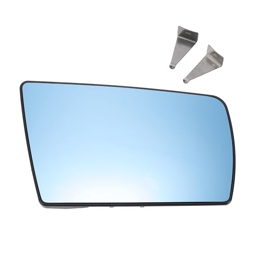Verre de rétroviseur droit chauffant pour Mercedes Classe C W202 1993-2000 avec plaque