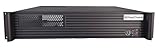 RackChoice MicroATX 2U Rackmount Server Chassis Short Depth 1x5.25 Front +4x3.5 Bay / USB3.0 with 2.0 Adapter Support ATX PSU with top 120mm or Side 80mm Fan Black