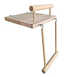 Vogel Papegaai Speelgoed Vogel Swing Speelgoed Natuurlijke Hout Kleine Vogelkooi Speelgoed Kleine Papegaai Swing Kauwen…