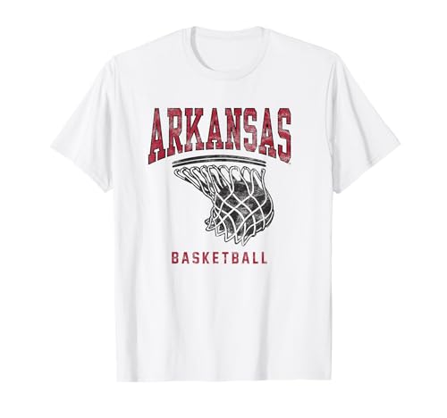 University of Arkansas Razorbacks Basketball Hoop T-Shirt