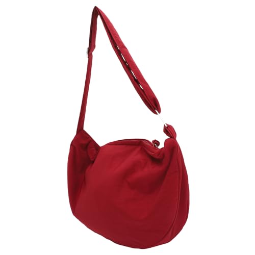 Sac vintage en velours côtelé rouge iplusmile, fini le manque de place