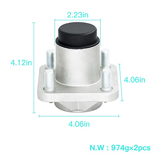 Golf Cart Front Wheel Hub Assembly For Ezgo Rxv 2008+ Gas & Electric,Oem# 609603 Pair Of 2 #TOP4