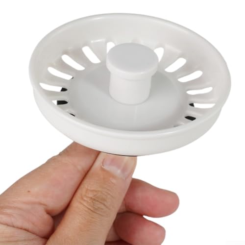 Filtro para desagüe de cocina 3 piezas blanco miniatura 3